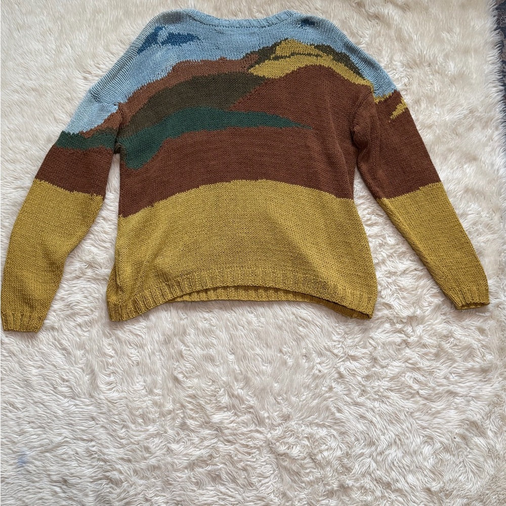 Story mfg. Bountiful Tree Organic Cotton Sweater - Size Medium - Picture 5 of 8